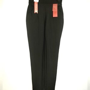 Indero Black Scuba Women's Pull On Pants Size S/M